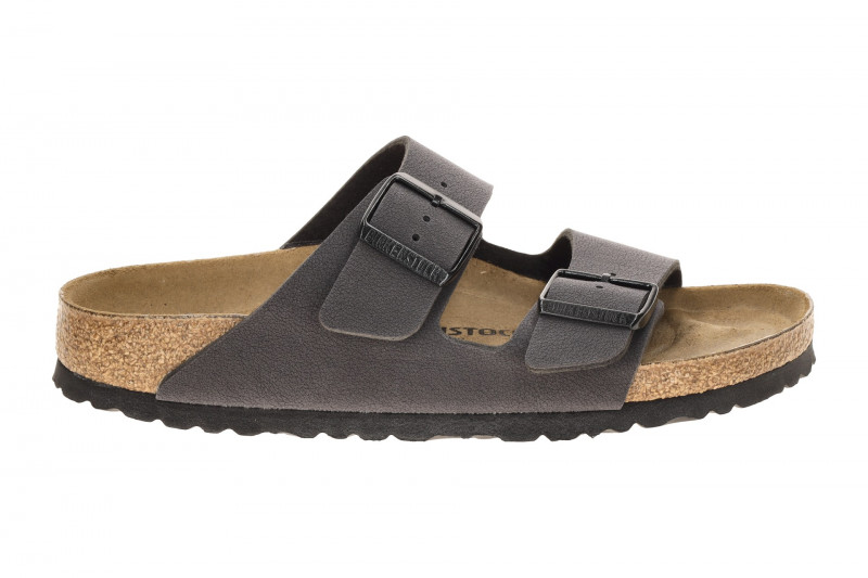 Birkenstock Arizona Pantolette dunkelgrau SCHMAL 1032023