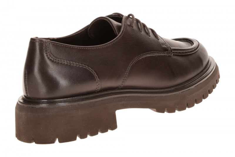 Paul Green Schuhe braun matt Plateau Loafer 1237