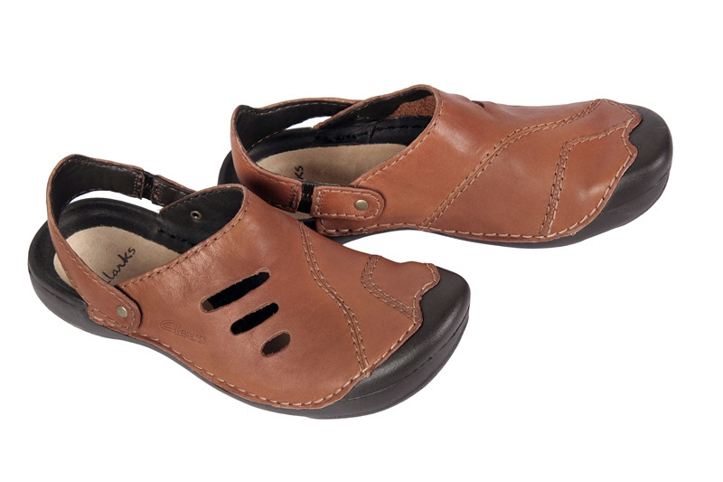 Clarks Wild Vibe tan hellbraun Herren Pantoletten