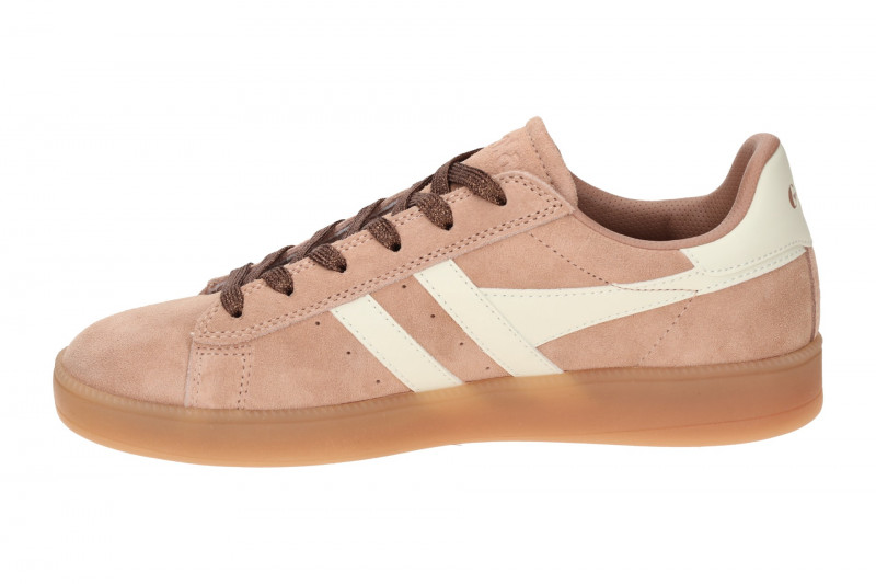 Gola Aztec Schuhe Sneakers rose weiß Velour CLB786