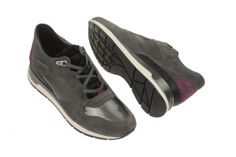 Geox Sneaker Schuhe Shahira grau lila D44N1A