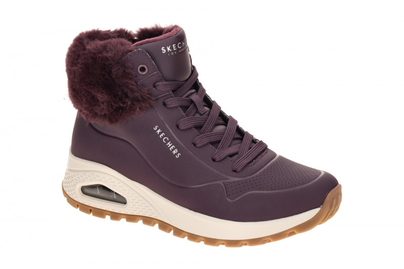 Skechers Uno Stiefel lila wine Damen 167274