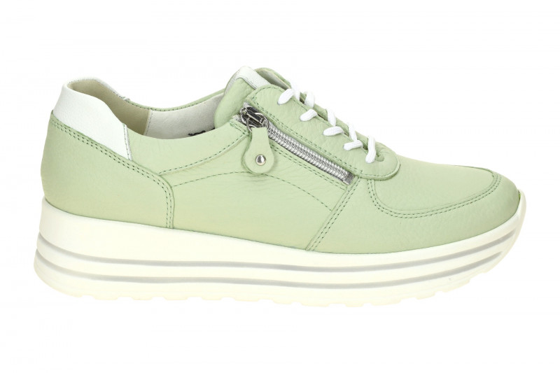 Waldläufer Lana Plateau Schuhe grün lemon H-Weite 758009