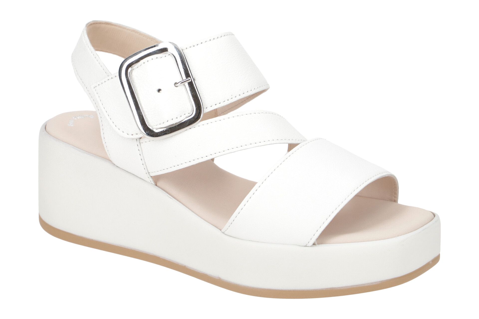 Gabor Plateau Sandale Weiss