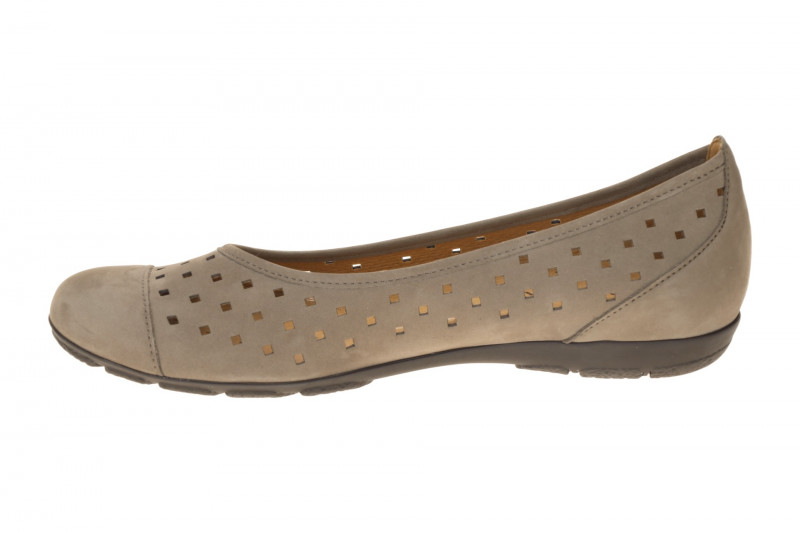 Gabor Slipper Ballerina grau braun 84.169.19