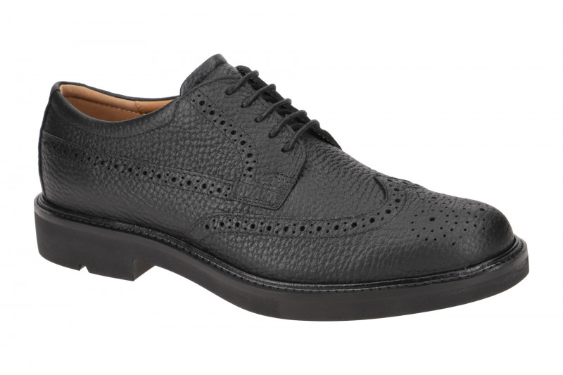 Ecco Metropole London Schuhe schwarz klassik Schnürer 525614