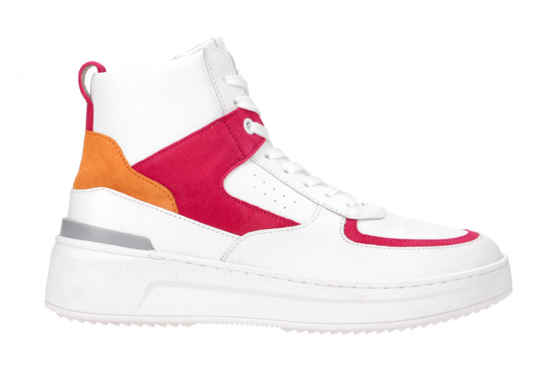 Gabor Schuhe weiß pink Mid-Sneakers 43.181.20