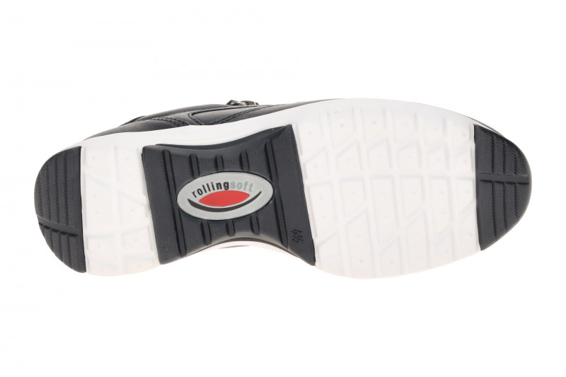 Gabor RollingSoft Schuhe blau Glattleder 86.978.56