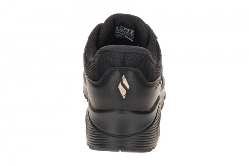 Skechers Uno Schuhe Slipper schwarz Damen Sneakers Slip Ins 177117