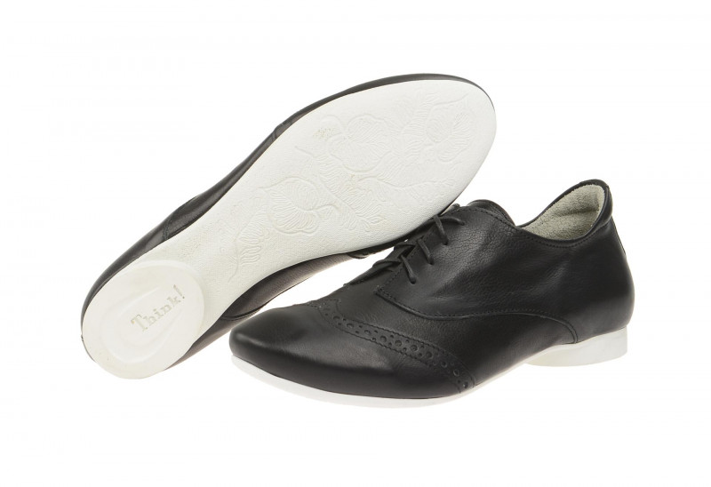 Think Guad Schnür Schuhe schwarz weiß