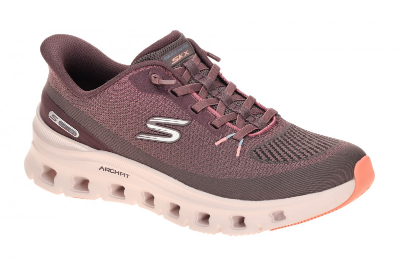 Skechers Arch Fit Damen Sneakers Schuhe lila grau GLIDE STEP 150730