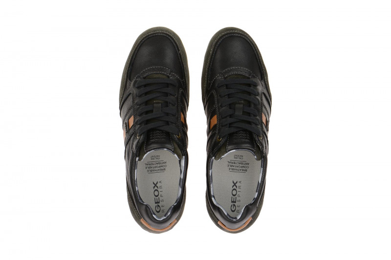 Geox Respira Houston A Sneakers in schwarz Herrenschuhe