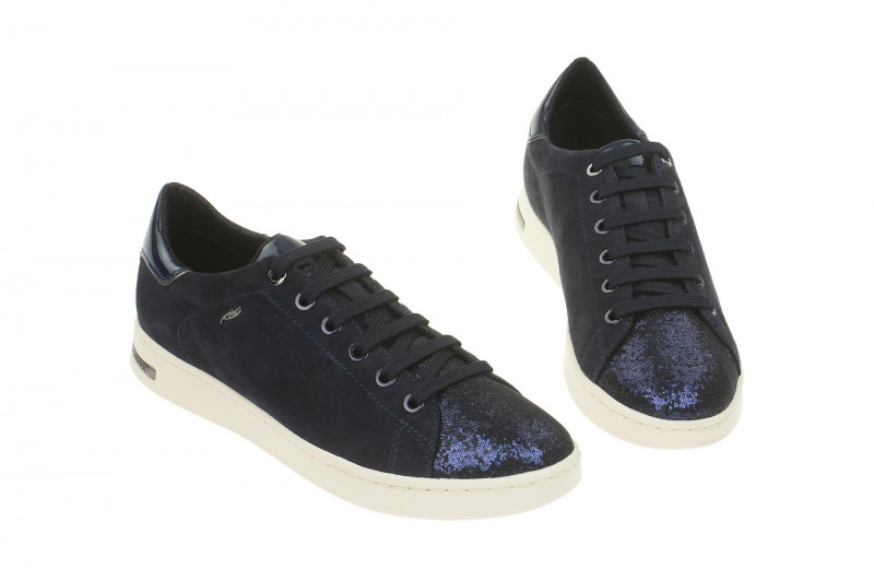 Geox Respira Jaysen A Damenschuhe in dunkelblau glitter Sneakers