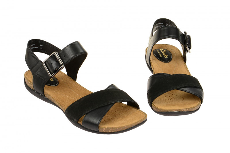 Clarks Autumn Air Sandale schwarz 26123789 4