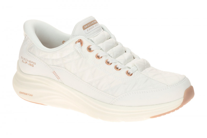 Skechers Contour Foam Schuhe weiß Damen Slip-Ins 150413