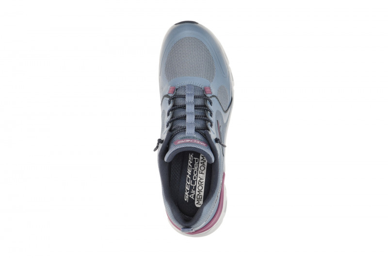 Skechers Glide Step Schuhe Slipper blau slate 150484