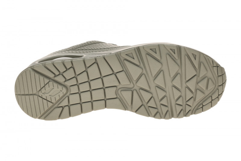 Skechers Uno Shiny Schuhe grün olive 3D Muster 177861