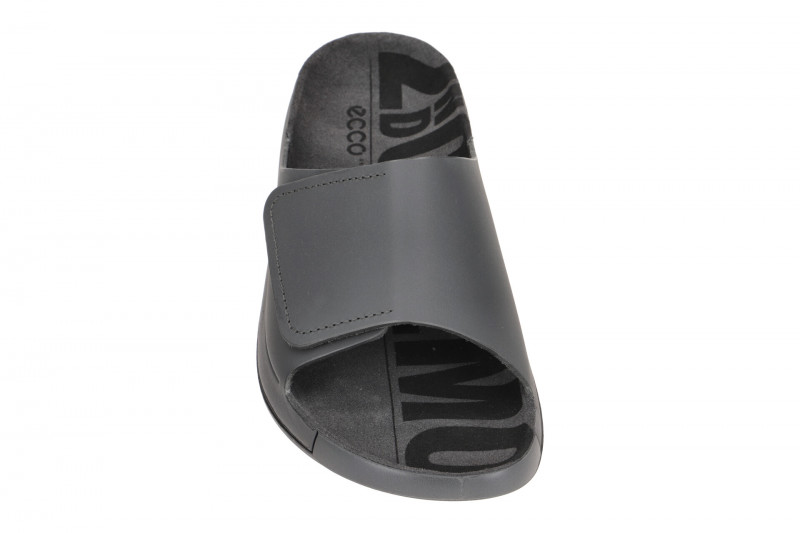 Ecco Cozmo Herren Pantolette grau Klett 500914