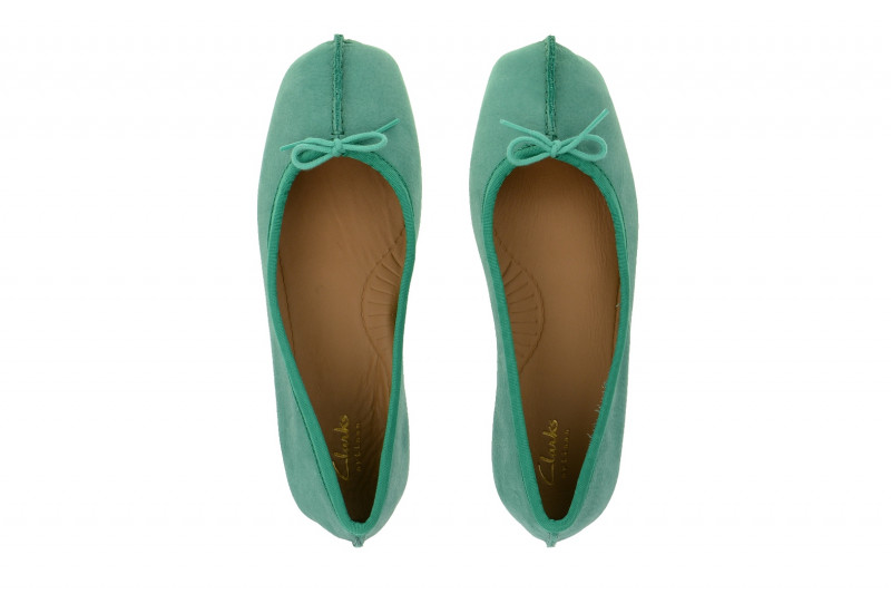 Clarks Freckle Ice Ballerina grün jade