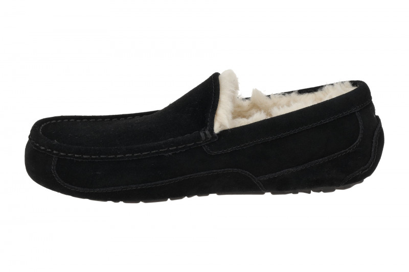 UGG Ascot Mokassin Schuhe schwarz 1101110