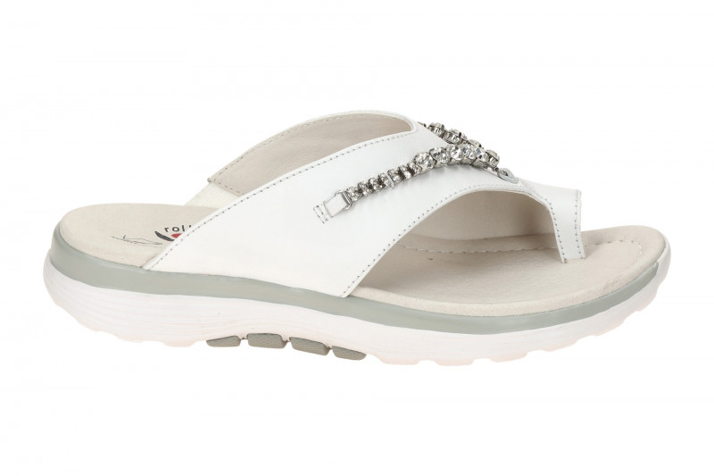 Gabor RollingSoft Pantolette weiß Strass 66.812.50