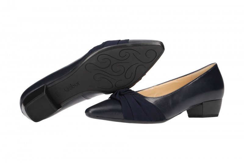Gabor Pumps blau Glattleder 85.131.36
