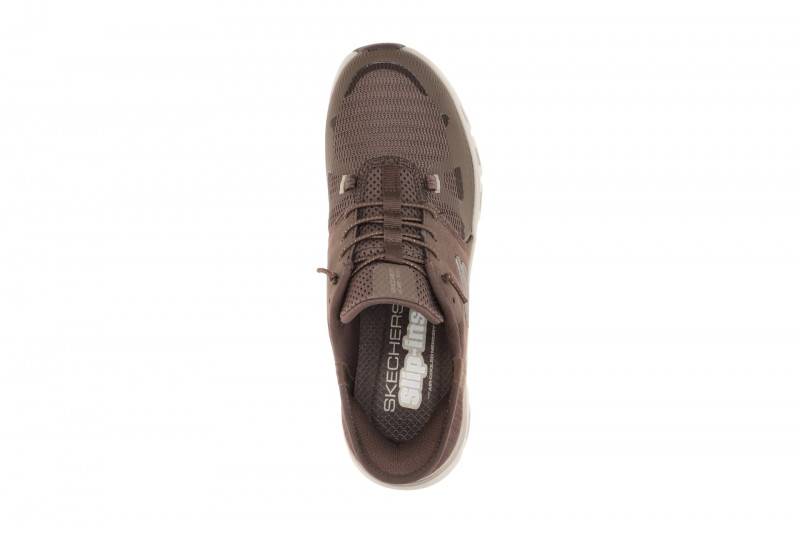 Skechers Glide Step Schuhe braun Damen SLIP INS 150438