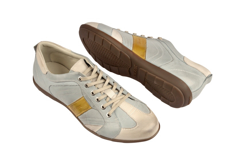 Geox Icona Schuhe in grau hellblau Sneakers