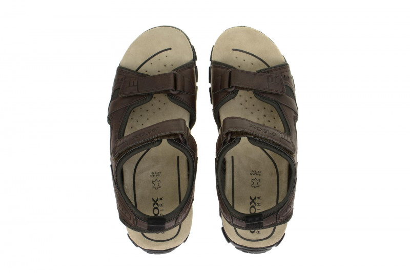 Geox Strada Sandale braun coffee U4224A