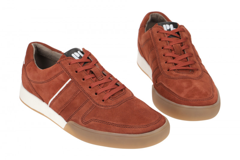 Pius Gabor Schuhe Herren Sneakers rot brick 1008.10