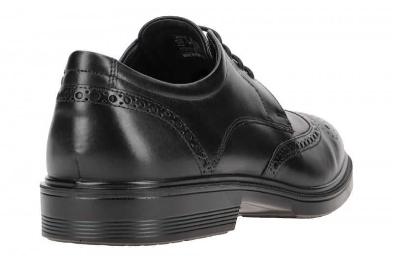 ecco Lisbon Herren Budapester Schuhe schwarz