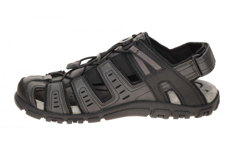 Geox Strada Outdoor Sandale schwarz U4524C