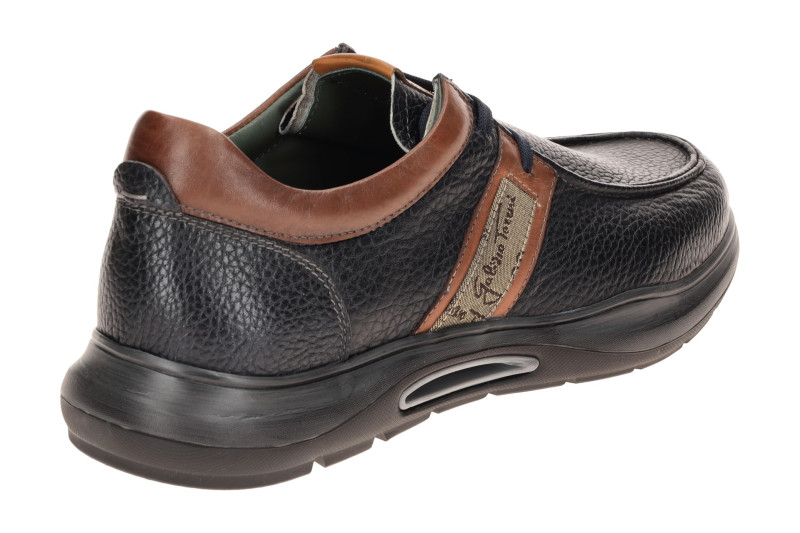 Galizio Torresi Mokassin Schuhe blau braun 310568