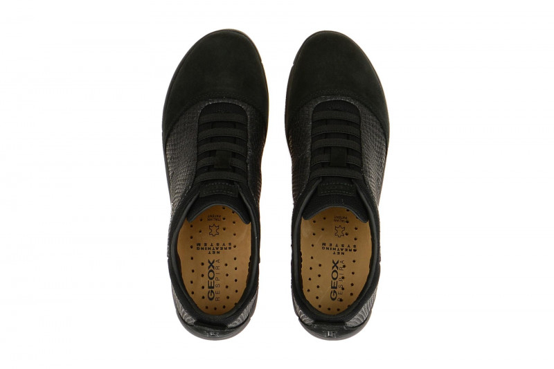 Geox Nebula Slipper schwarz Glitter