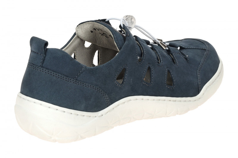 Waldläufer Milena Schuhe Slipper blau jeans K-Weite 612006