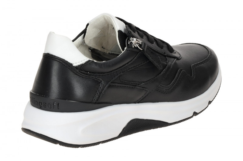 Gabor RollingSoft Schuhe schwarz Glattleder 66.896.67