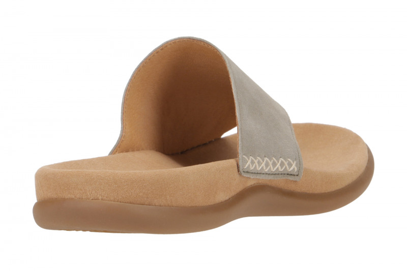 Gabor Zehentrenner Pantolette grau-grün schilf