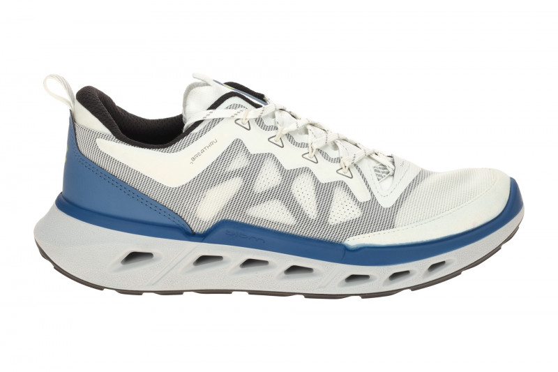 ecco Biom 720 Sneaker Heren Schuhe weiß blau Mesh 850314