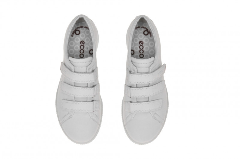 Ecco Crisp Schuhe in weiß - Klett