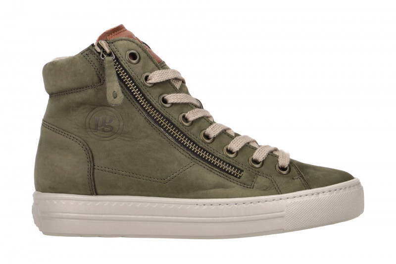 Paul Green Mid-Sneaker Stiefelette grün oliv 4024