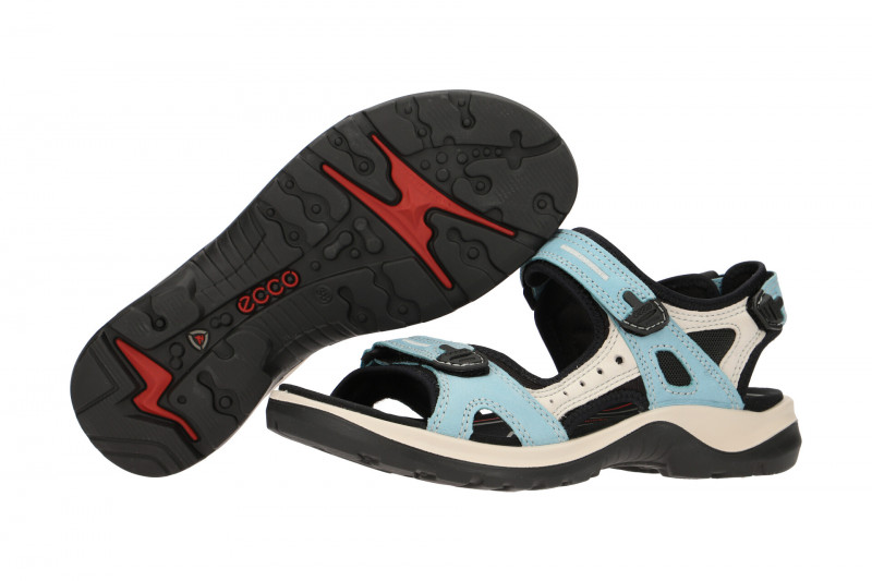 Ecco Offroad Damen Sandale hell-blau