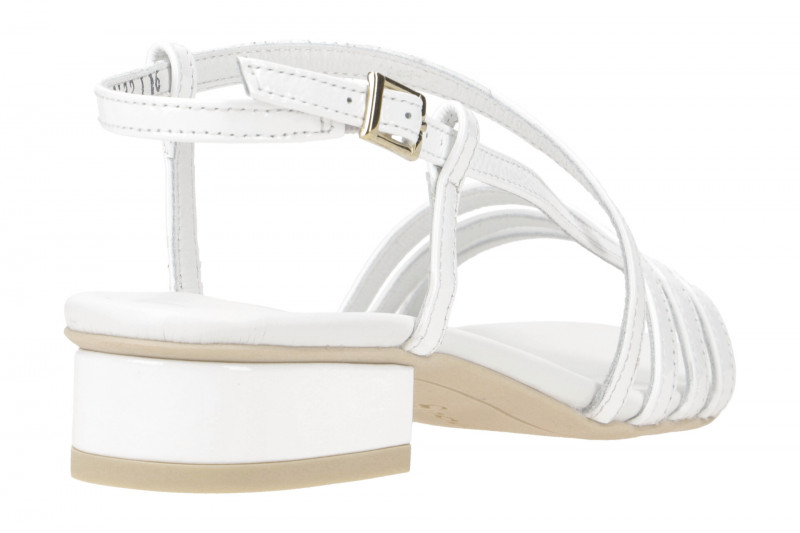 Paul Green Sandalette weiß Lack 7621