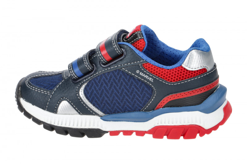 Geox Tuono Kinder Schuhe blau navy Spider-Man J35AXB