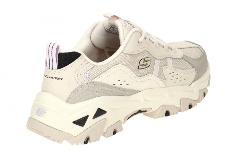 Skechers D´Lites Hiker Schuhe weiß beige natural Sport Adventure