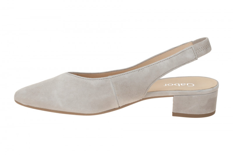 Gabor Sling Pumps grau visone Velour 61.520.12