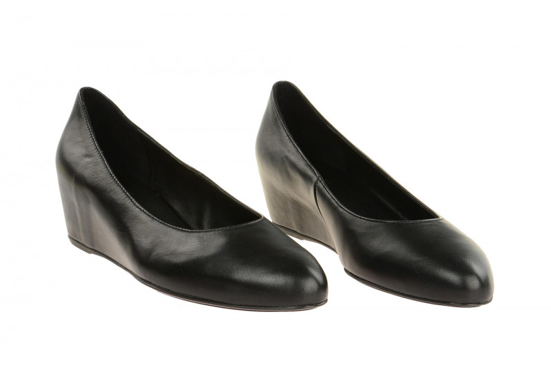 Högl Keil Pumps Slipper schwarz 4200