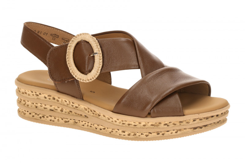 Gabor Plateau Sandale braun Nappa 84.556.24