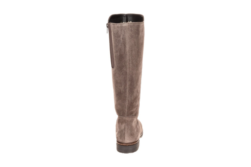Gabor Schaft Stiefel grau Schaftweite M Velour 8023.04.004