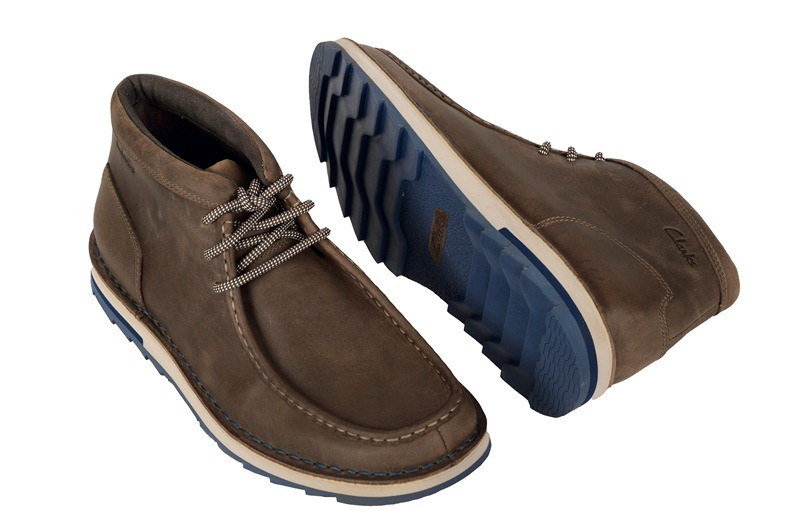 Clarks Mumford Flok Schuhe in tabacco dunkelbraun Boots