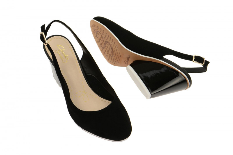 Clarks Demerara Sugar Damenschuhe schwarz